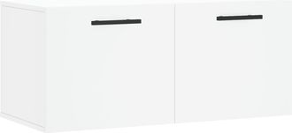 vidaXL Armario De Pared Madera De Ingenier&iacute;a Blanco 80x36,5x35 Cm Vidaxl