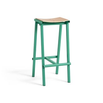 HAY Taburete 8 Barhocker, hoch, Eiche natur / soft jade