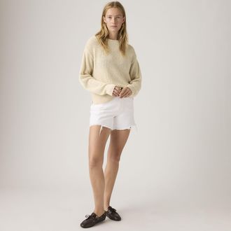 Levi's Ribcage Shorts - Womens - 23 - White