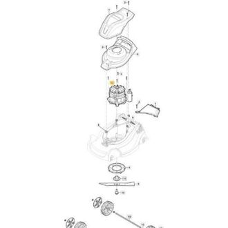 STIGA Sports Motor El&eacute;ctrico Inducido 220v-60hz 1300w Original Stiga - 118563729/0