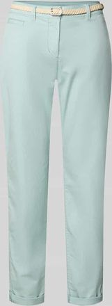 Tom Tailor Slim Fit Chino aus Baumwoll-Mix in Mint, Gr&ouml;&szlig;e 34/32