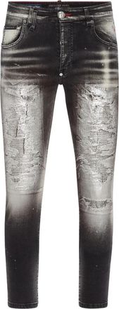 Philipp Plein Denim Broek Skinny Fit - Heren - Slim Fit Jeans - Zwart - W29 - Denim - Jeans