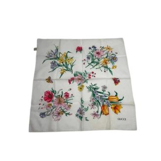 Gucci Pre-owned Scarves, unisex, White, Size: ONE SIZE Pre-owned Fabric Scarf