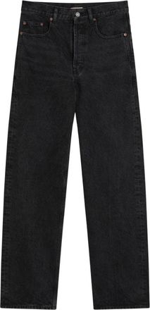 Saint Laurent Zwarte Straight Jeans voor Vrouwen - Dames - Regular Fit Jeans - Zwart - W30 - Jeans