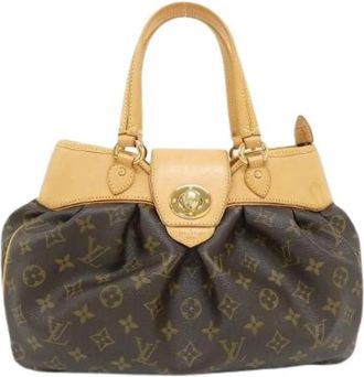 Louis Vuitton Pre-owned Canvas Handtas - Dames - Vintage Handtas - Bruin - ONE Size - Vintage