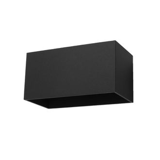 Sollux Lighting L&aacute;mpara de pared negro aluminio alt. 10 cm