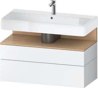 Duravit Qatego Mueble Bajo Lavabo, 1 Extra&iacute;ble Y 1 Caj&oacute;n, - Duravit