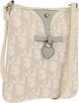 Dior Pre-owned Vintage Schoudertas - Dames - Vintage Schoudertas - Wit - ONE Size - Leer - Vintage