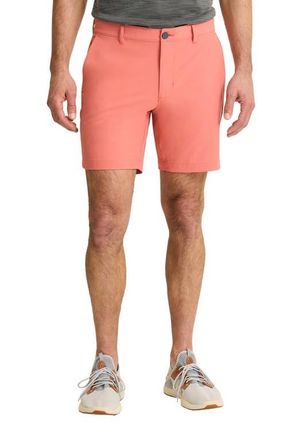 Tommy Bahama Chip Shot IslandZone Stretch Nylon Blend Ripstop Shorts in Red Sunset at Nordstrom, Size 32