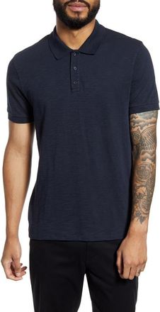 Vince Cotton Slub Jersey Polo in Coastal at Nordstrom Rack, Size Xx-Large