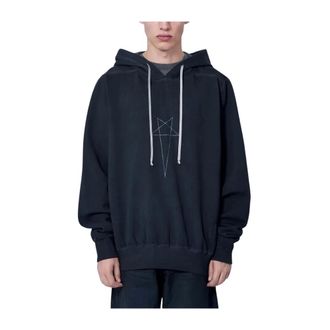 Rick Owens Felpa con cappuccio oversize - - Sweatshirts & Hoodies - Uomo - Nero - S