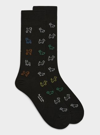 Paul Smith Mens Little dog dress socks