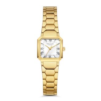 Parte Di Me Gouden Chronograaf Horloge voor Elegantie en Functionaliteit - Dames - Accessoires - Geel - Maat: ONE Size