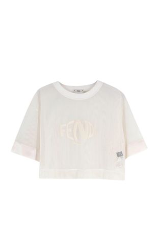 Fendi Mesh Crop Top Size XS