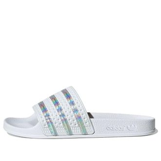 adidas (WMNS) adidas Adilette Slide White Iridescent FV0041