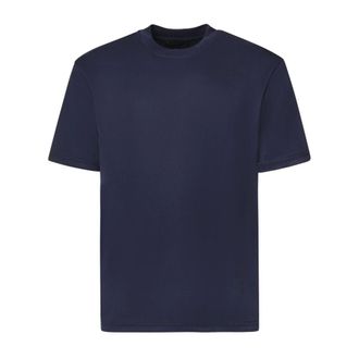 Giuliano Galiano Tops, Heren, Blauw, 2Xl, Katoen, T-shirt met ronde hals