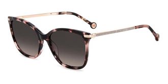 Carolina Herrera HER 0261/G/S Asian Fit HT8/HA Womens Sunglasses Tortoiseshell Size 55