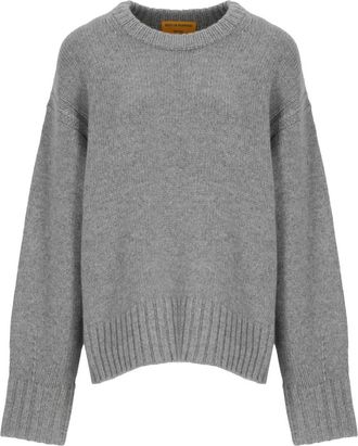 Guest In Residence Cozy Crew Sweater - Dames - Ronde hals truien - Grijs - XS - Kasjmier - Truien & Vesten