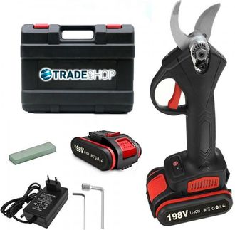 Trade Shop Trade Shop - Bater&iacute;a Podar Tijeras Tijeras De Tijeras Ramificaciones 24v Inal&aacute;mbricas 2 Bater&iacute;as De 1.0ah