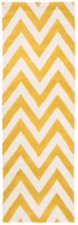 Safavieh Alfombra lana dorato/neutrale 76 x 244 cm