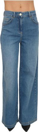 Liu Jo Pantalone denim - Dames - Loose Fit Jeans - Blauw - W26 - Denim - Jeans