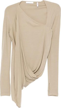 Helmut Lang Top asimmetrico - Toni neutri