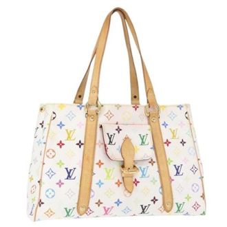 Louis Vuitton Pre-owned Shoulder Bags, female, White, Size: ONE SIZE Pre-owned Canvas Shoulder Bag