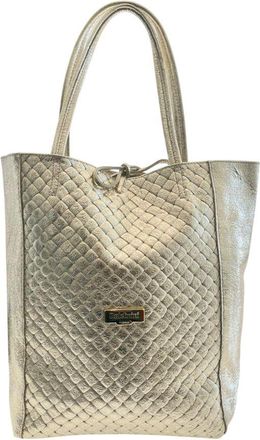 Baldinini Gray Cowhide Clutch Womens Bag