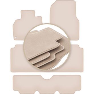 OEM Alfombrillas Premium Beige Para: Renault Espace Iv 7 Plazas 2002-2012