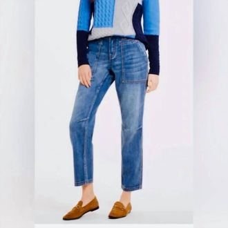 Tribal Audrey Carpenter Jeans In Trueblue