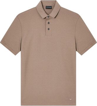 Emporio Armani Heren, Tops, Beige, Maat: XL Katoen