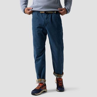 Backcountry Mens Bga Venture Daily Flannel Lined Pant in Midnight Blue at Nordstrom, Size Xx-Large