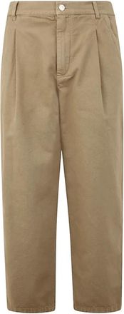 Isabel Marant Pantalon Ample Court - Heren - Chinos - Beige - L - Katoen - Broeken