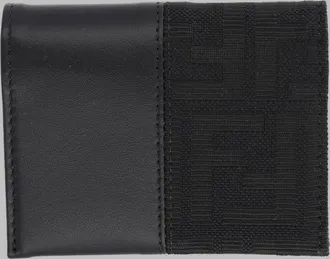 Fendi FF Jacquard Card Case - Black
