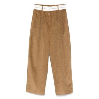 Nine In The Morning Pantaloni Marrone-Donna