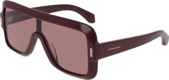 Ferragamo SF2061SE 606 Womens Sunglasses Burgundy Size 55