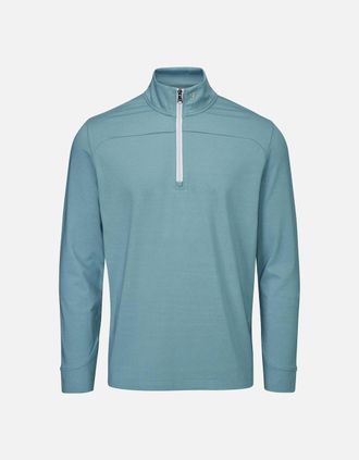Farah Mens Farah Mens Hayes Midlayer - Teal Hue - Size: 42/Regular