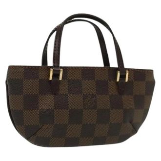 Louis Vuitton Pre-owned Mini Bags, female, Brown, Size: ONE SIZE Pre-owned Manosque pochette