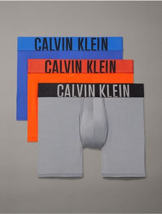 Calvin Klein Mens Intense Power Micro 3-Pack Boxer Brief - Multi - S