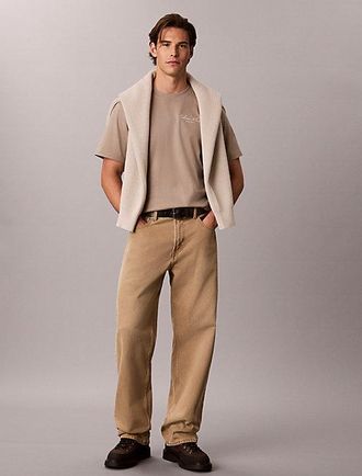 Calvin Klein Camiseta Holgada Con Logo Bordado