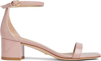 Stuart Weitzman Simplecurve Sandaal - Dames - Sandalen - Roze - 40 EU - Schoenen