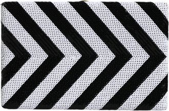 Dolce & Gabbana Black White Gold Frame Clutch Evening Party Purse Womens Bag