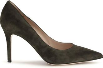 Gianvito Rossi Bicolor Calf Leather Bos Taurus High Heel Womens Pumps
