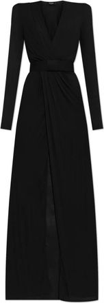 Dsquared2 Jurk met riem - Dames - Maxi kleedjes - Zwart - S - Kleedjes