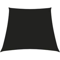 OEM Toldo De Sombra De Tela Oxford, Forma Trapezoidal, 2/4 X 3 M, Negro - Crezuo