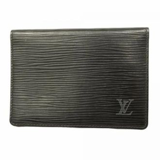Louis Vuitton Vintage, unisex, Zwart, ONE Size, Pre-owned Vintage Stoffen Portemonnee