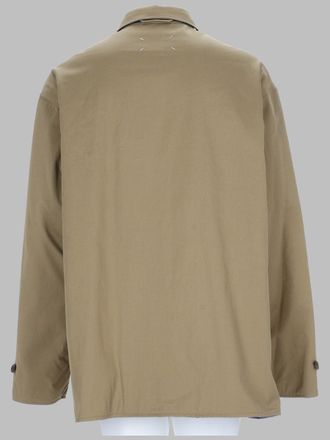 Maison Margiela 100% Cotton Coat - Beige