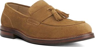 Dune London Mens Shaw - Tassel Detail Loafers - Taupe Leather - Size UK 11