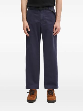Gramicci belt straight trousers - Blue
