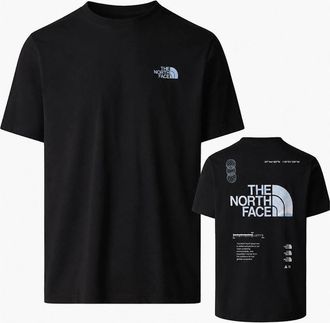 The North Face Mens The North Face Mens Graphic Relaxed SS in Black - Size: 38